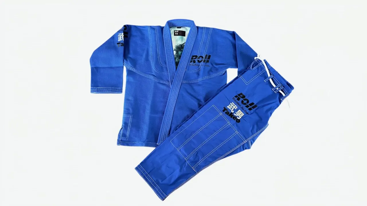 Takeo gi, folded